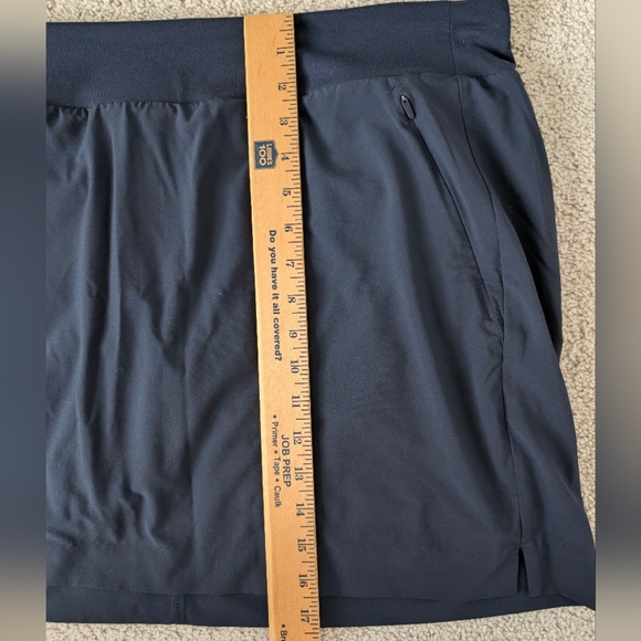 Athleta Skirt Womens 16 Soho Skort Shorts Blue Athletic Stretch Elastic Waist - Picture 11 of 11
